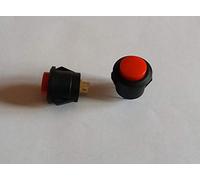 Pulsante 16mm ROSSO rotondo pannello normalmente aperto 2 PIN switch momentaneo