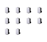 Pulsante 1P 10A compatibile Bticino Matix Colore Bianco