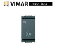 PULSANTE 1P NO 10A LUMINOSO 16090 VIMAR IDEA GRIGIO