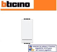 PULSANTE 2P CONTATTI INDIPENDENTI BTICINO LIVING LIGHT N4044N BIANCO