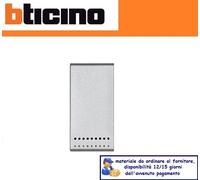 PULSANTE 2P CONTATTI INDIPENDENTI BTICINO LIVING TECH NT4044N GRIGIO