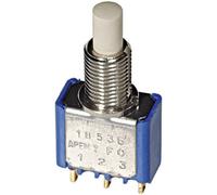 APEM 18545CD Pulsante a pressione 30 V/DC 0.1 A 2 x On/(On) a richiamo 1 pc(i)