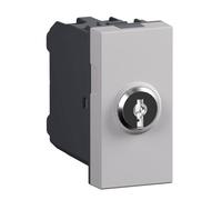 Pulsante a chiave Bticino MatixGO 2P 1 modulo grigio JG4013OFF