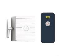 Pulsante a distanza per interruttori intelligenti della luce - Robot controller wireless a infrarossi, alloggiamento ABS, 43 x 37 x 32 mm, bianco, compatibile con parete standard (host + 1 telecomando
