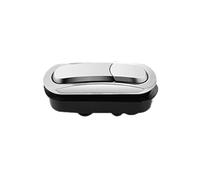 Pulsante A Doppio Flusso - Pulsante Di Lavaggio Del Toilette | Push Pushn Fulloni Flessibile Per Toilette Lucido | Sostituzione | Kit Di Parti Del Serbatoio Bagno Universale Regolabile | Compatibi