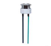 Pulsante a doppio scarico per Geberit 38 mm 48 mm argento ABS (38 mm)