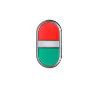 Pulsante a due tasti rosso/verde con PLplatinum LPCBL7113
