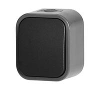 Pulsante a parete, campanello IP54, serie SPX, grigio-nero