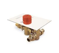 PULSANTE A PAVIMENTO MISCELATORE TERMOSTATICO