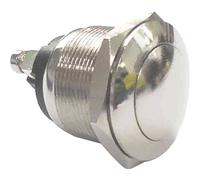 Pulsante a pressione antivandalismo 250 V/AC, 2 A, 1 off/(on), PBS-28B, non