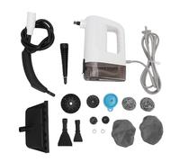 Pulsante a vapore portatile da 1200 W, piroscafo a portata di mano con un serbatoio d'acqua da 400 ml ad alta temperatura ad alta pressione con spazzole in nylon in vetro per