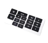 Pulsante Adesivi Compatibile Con A6 C5 AC Climatizzatore Aria Condizionata Pulsante Di Controllo Del Riscaldamento Decalcomanie Riparazione Adesivi Nero Opaco Accessori Auto