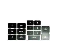 Pulsante Adesivi Compatibile Con A6 C5 Adesivi Per Interni Auto Neri Opachi, Adesivi Per Riparazione Pulsanti Di Controllo Aria Condizionata Riscaldamento