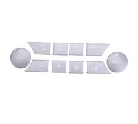 Pulsante Adesivi Compatibile Con Benz Per CLS C218 X218 2012 2013 2014 2015 2016 2017 Set Di Accessori Per La Copertura Del Pulsante Dell'aria Condizionata Della Console Centrale