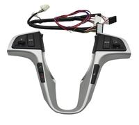 Pulsante al volante per Hyundai VERNA SOLARIS 2010-2015 Pulsante interruttore di controllo musica volume audio con retroilluminazione Silver No light