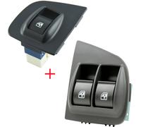 Pulsante Alzacristalli Anteriore Sinistro E Destra Con Placchetta per Fiat Doblo