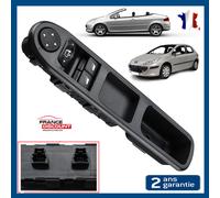 Pulsante Alzacristalli Conduttore Guida + Retrovisore per Peugeot 307 6554E4
