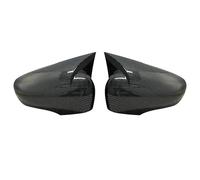 Pulsante Alzacristalli Per Clio MK4 Per 4 Plastica 2012-2019 Bat Wing Mirror Covers Custodia Per Retrovisore Auto(Carbon fiber pattern)