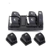 Pulsante Alzavetro Auto Chrome 4F0959851H Master Finestra Interruttore Pulsante di Controllo Per A3 8P Per A6 S6 RS6 C6 Per Q7 2004 2005 2006 2007 2008 2009 2010 2011(Chrome Set)