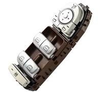 Pulsante Alzavetro Auto Per Benz W205 W253 W213 W222 Classe CE A2229056800 A2059056811 2229056800 Interruttore Alzacristalli Elettrico 4 Porte Berlina Pulsantiera Finestra(Brown)