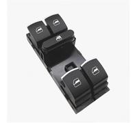 Pulsante Alzavetro Auto Per Golf Per Tiguan Per Touran Per Jetta Per Passat Luce Rossa 5ND959857 5K4959857 Interruttore Alzacristallo Cromato Pulsantiera Finestra(With Chrome)