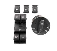 Pulsante Alzavetro Auto Per Jetta MK5 5 6 B6 CC Caddy Finestra Faro Pulsante Interruttore di Controllo 1K0941431Q 1K4959857B Pulsantiera Finestra(5PCS)