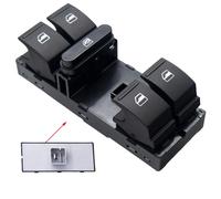Pulsante Alzavetro Conducente VW Polo Ibiza Leon Passat CC Nero 10 Pin