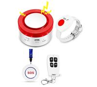 Pulsante antipanico WiFi per anziani Dispositivi di allarme di emergenza per cadute per anziani UE