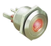 Pulsante antivandalo 24 v/dc 0.05 a 1x off / on bulgin mpi001/28/rd ip66