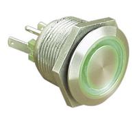 Pulsante antivandalo 24 v/dc 0.05 a 1x off / on bulgin mpi002/28/gn ip66