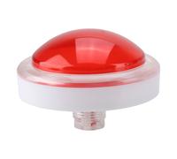 Pulsante arcade con microinterruttore incluso, pulsante buzzer illuminato a cupola per videogiochi arcade, con elevata resistenza all'usura, bianco,