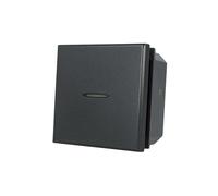 PULSANTE ASSIALE 2M 1P BIANCO SILVER GRIGIO NERO COMPATIBILE AXOLUTE
