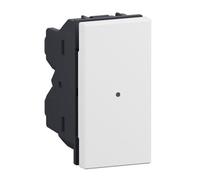 Pulsante assiale Bticino MatixGO 1 modulo bianco JW4084