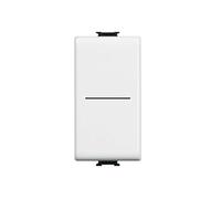 Pulsante Assiale Modulo Compatibile Matix Presa 10AX Controllo Luci Casa Bianco