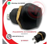 Pulsante Avviamento Con Cappuccio Universale Auto Barche Trattori Camper 12/24V