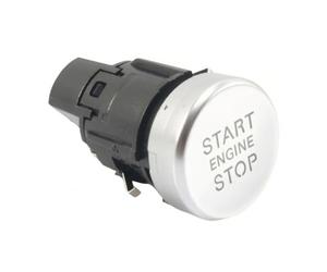 Pulsante Avviamento Motore Interruttore Accensione Commutatore Avvio Tasto Start Stop Struttura Compatta Cilindrica 48x27x27mm in per Integrazione Plancia Adatto per Automobilisti E Officina