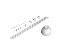 Pulsante bianco pneumatico esterno cassetta bagno disabili pl003bb errepierre