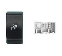 PULSANTE BLOCCO INTERRUTTORE ALZACRISTALLI SINISTRO 5 PIN VERDE NERO