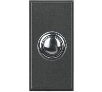 Pulsante bticino HY4005 1p no 10a stile axolute scuro