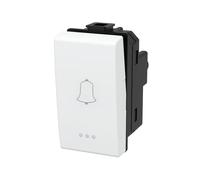 Pulsante Campanello 16A bianco compatibile anche con BTicino Matix