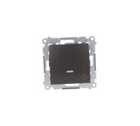 Pulsante/campanello/con retroilluminazione Simon 54 DD1L.01/48