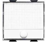 PULSANTE CAMPANELLO CON TARGA PORTANOME LUMINOSA BTICINO MATIX AM5008, 1P NO, CO