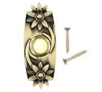 Pulsante campanello in metallo impermeabile elegante e resistente ai raggi nociv