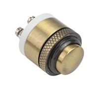 Pulsante campanello in ottone design elegante con contatti argento e grado IP40