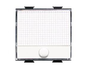 PULSANTE CAMPANELLO TARGA PORTANOME BTICINO MATIX AM5008 ILLUMINABILE 1P 10A