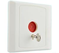 Pulsante Chiamata SOS 220V Suono Luce Bagno(A) | Suono 107dB, luce per flash 150/min, tensione 220V, ABS per robusto, per montaggio a muro facile