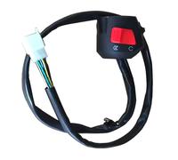 Pulsante Clacson Per Moto Compatibile Con Suzuki Per QingQi Per QM200GY Per GXT200 Indicatore Di Direzione Avviamento Manubrio(Right 8 Wires)