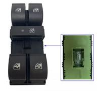 Pulsante Comando Alzacristalli Elettrico Visibilità Migliorata per Fiat Tipo Se