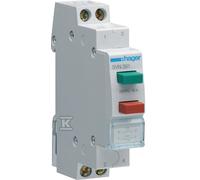 Pulsante comando doppio 1Z+1R verde-rosso SVN391