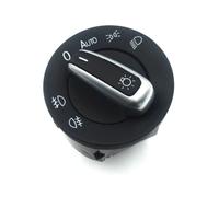 pulsante comando faro Compatibile Con Per Jetta MK5 2006 2007 2008 2009 2010 2011 Interruttore Fari Cromati 5ND941431B Aggiungi Funzione Automatica(Switch)